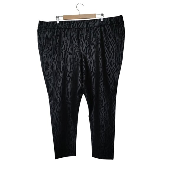 Soft Surroundings  Pull-On Zebra Print Straight Leg Plus Size 3X‎ - Picture 1 of 8